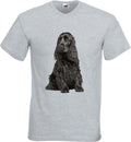 Cocker Spaniel Dog Black Pet Family Novelty T Shirt Various Colours And Sizes