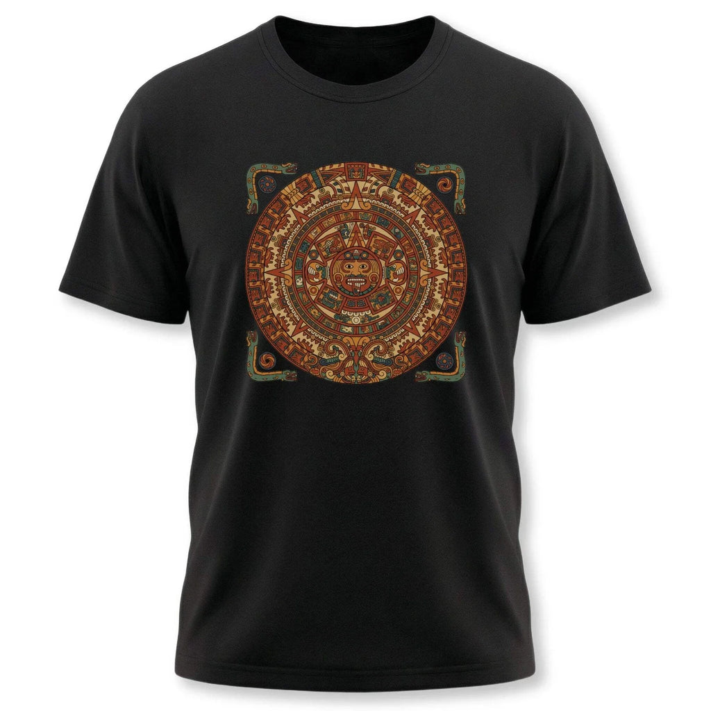 Mayan Calendar T-Shirt | Ancient Mesoamerican Art Graphic Tee