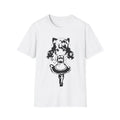 Kawaii Catgirl Maid Anime T-Shirt Chibi Maid Cute Graphic Soft Cotton Tee