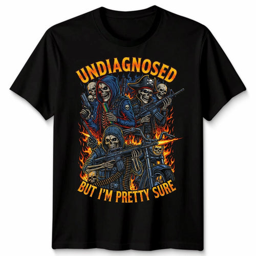 Autism Meme Undiagnosed But Im Pretty Sure Autistic Skeleton Unisex Tshirt