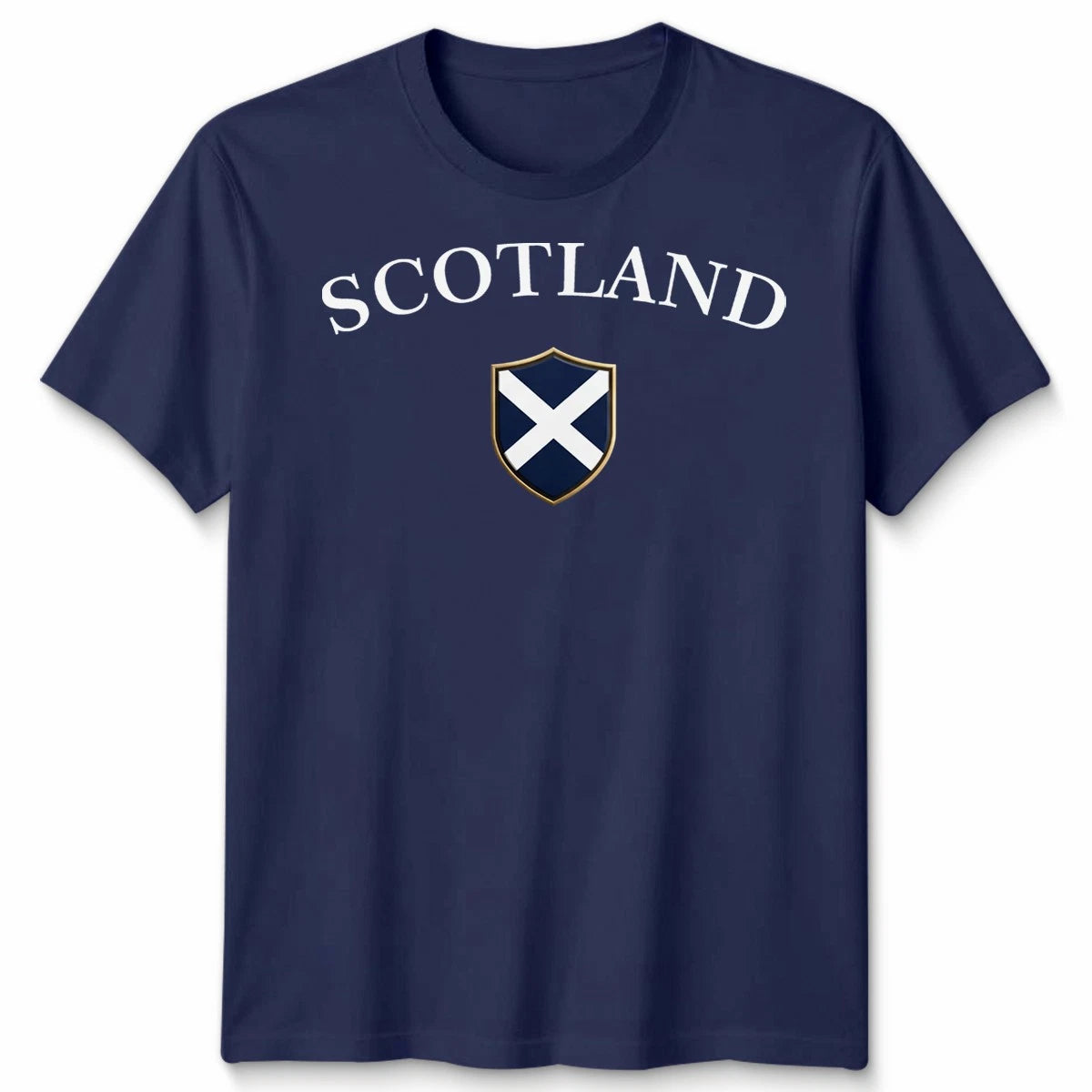 Scotland Flag And Name Unisex T Shirt National Flag Scottish Design Football Top