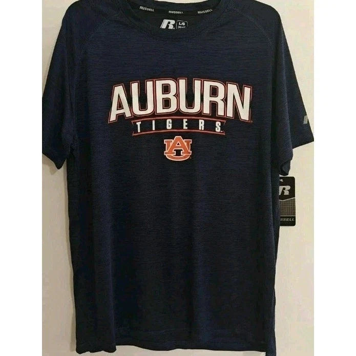 Russell Athletic Men's University of Auburn T-Shirt Size Large Blue