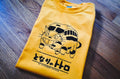 Vintage Totoro Catbus Gold T-Shirt, Anime Manga, Studio Ghibli, Cat Bus, Nekobus