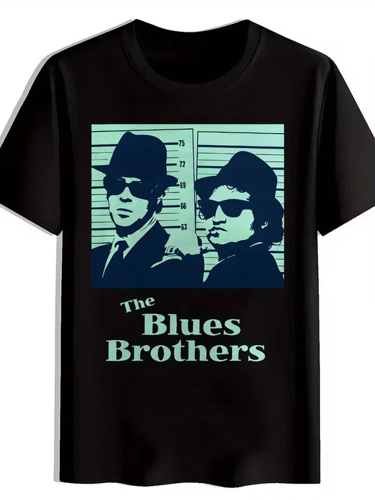 [Blues Brothers Tee] Blues Music Graphic T-Shirt | Men's The Blues Brothers Shor