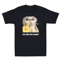 Erm, What the Sigma? Funny Cat With Finger Graphic Sarcastic Quote Men's T-Shirt