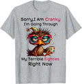 Sorry I Am Cranky I'm Going Through My Terrible Eighties T-Shirt