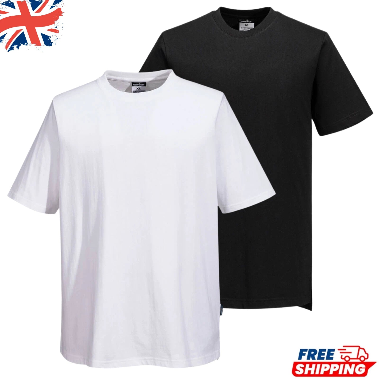Mens Cotton Mesh Air Pro Chefs T-Shirt Breathable Kitchen Catering Work Top