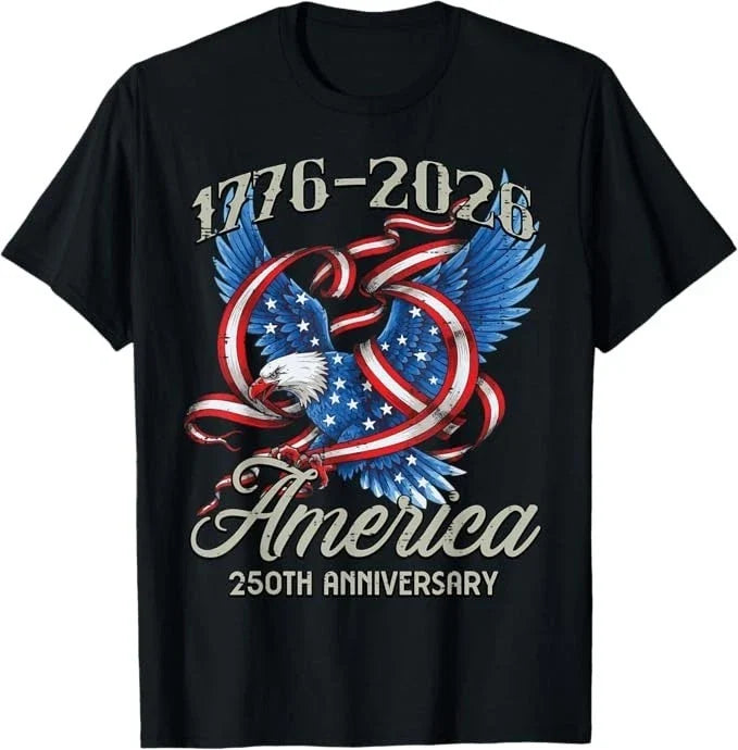 America 250th Anniversary 1776 2026 250 Year Men Women Kids T-Shirt