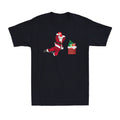 Merry Christmas Santa Claus Chimney Deliver Gift Funny Novelty Men's T-Shirt