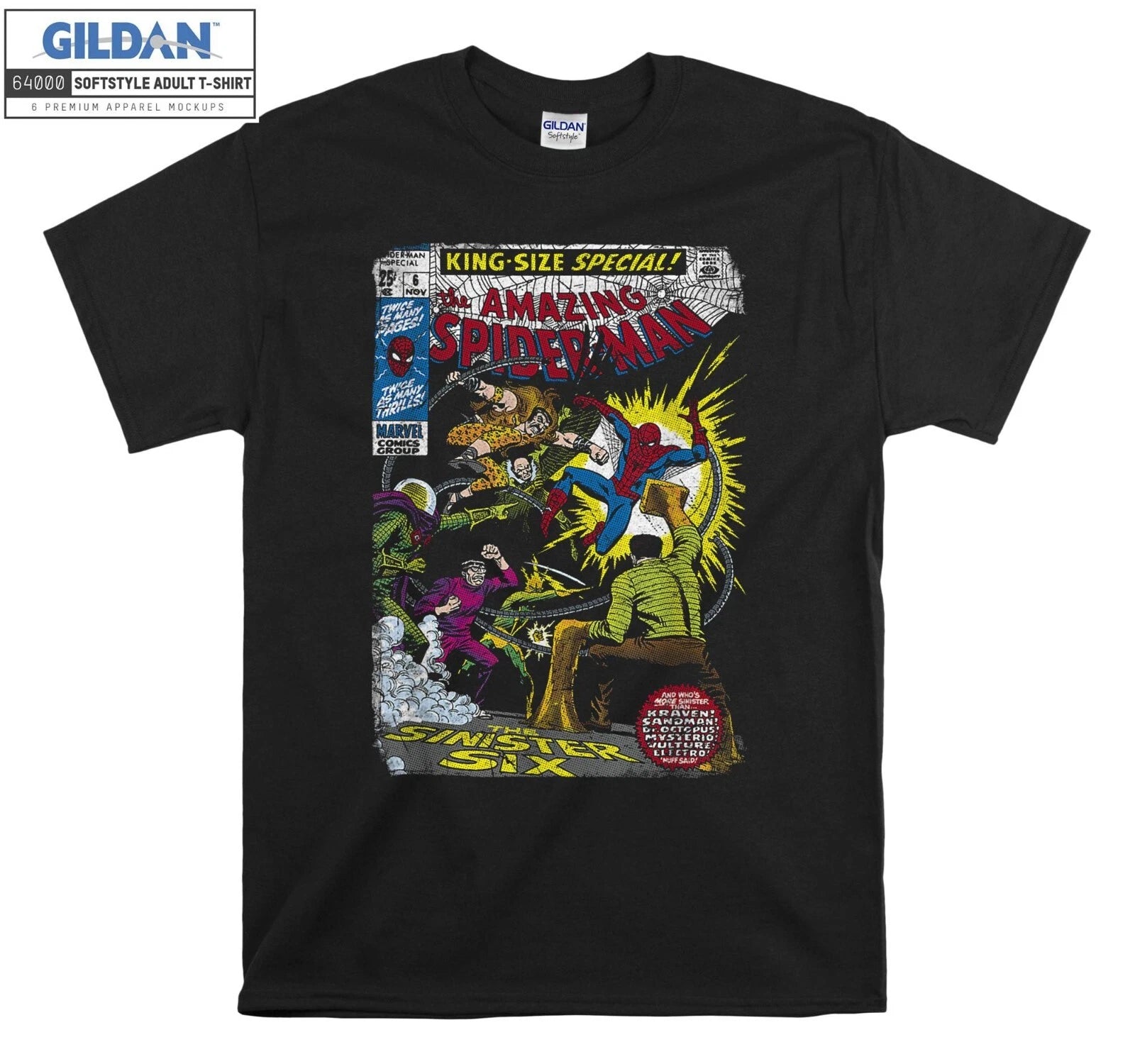 Amazing Spider-Man Poster T-shirt Gift Hoodie Tshirt Men Women Unisex A702
