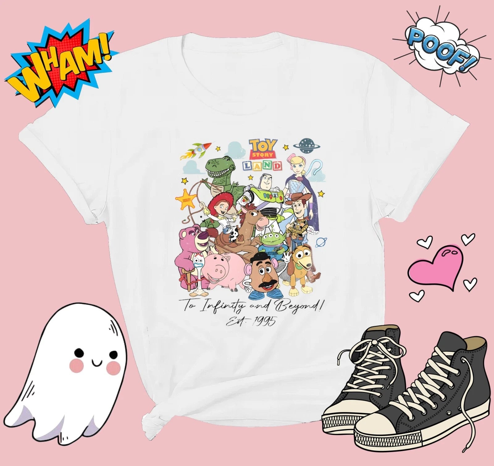 Disney Pixar Toy Story T-shirt T shirt Men Women Unisex Tshirt G684