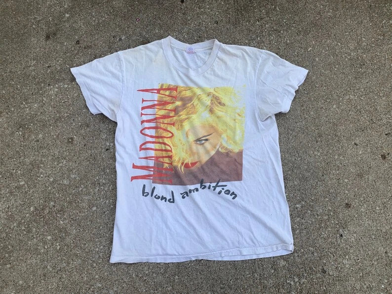 Vintage 1990s Madonna Blond Ambition Tour Shirt