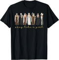 Catholic Saint Pray Like A Girl Women Religious Christian T-Shirt