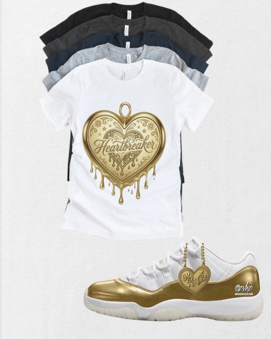 Jordan 11 WMNS "Mother's Day" Heartbreaker Drip Matching T-Shirt Custom Sneaker