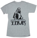 Thor Mens T-Shirt - Fat Thor Over Word Logo