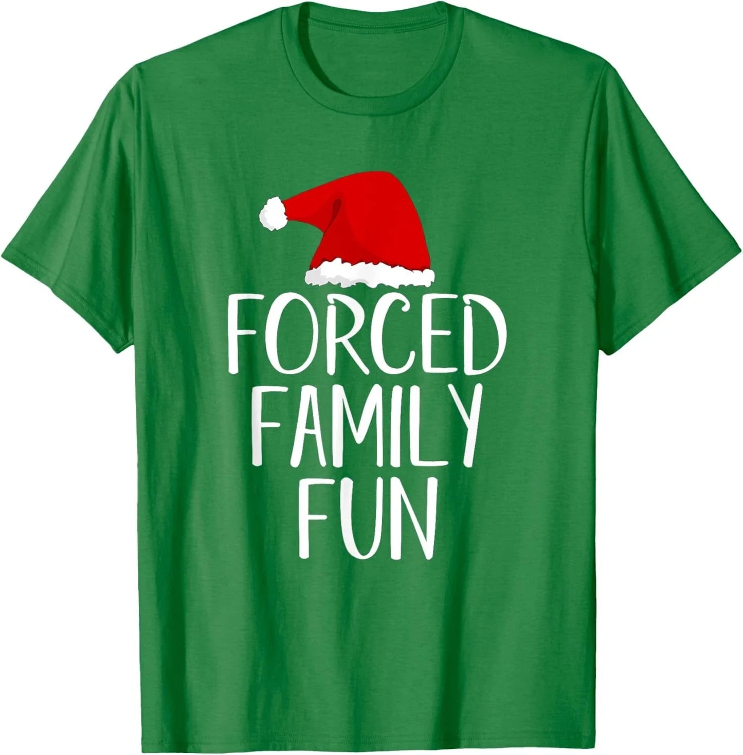 Forced Family Fun Sarcastic Christmas Eve Design T-Shirt