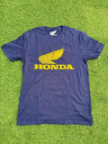 Official Honda logo Wing Navy T-Shirt Sizes S/M/L/XL/XXL/XXXL BNWOT