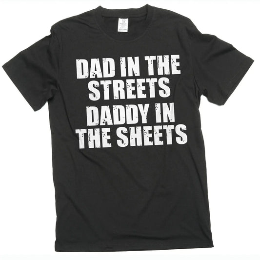 T-shirt printed with the funny quote "Dad Joke" - A fun gift for Father's Day.