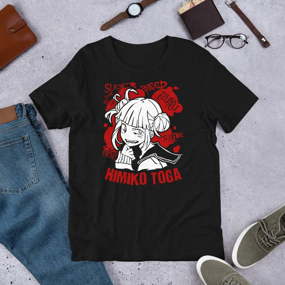Himiko Toga  New T-shirt,My Hero Academia Shirt,Waifu, Boku No hero,graphic tee