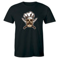 Chef Skull Funny Humor Graphic Men's T-shirt