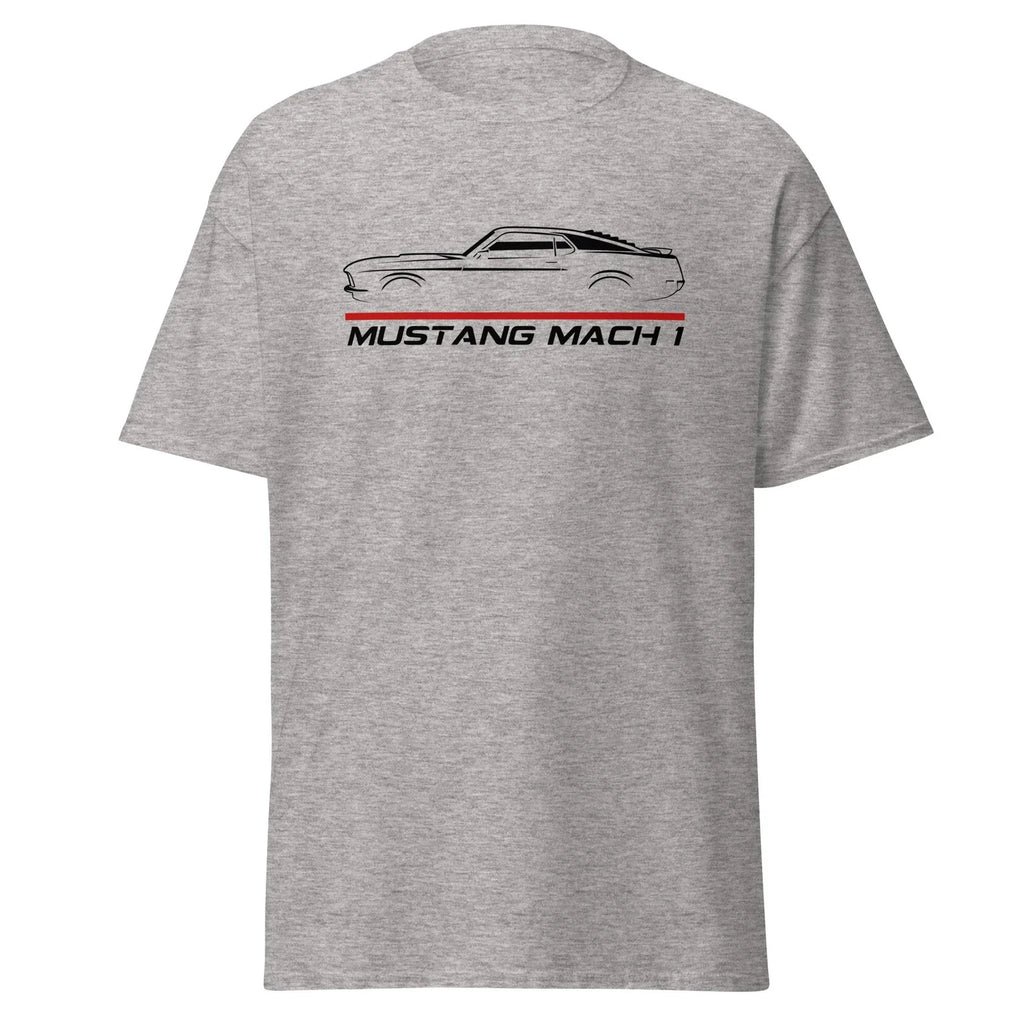 Mustang Mach 1 1970 Shaker Hood Twist Twister Custom Graphic T-Shirt Gift