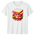 My Happy Place Cute Kawaii T-Shirt Food Lover Sandwich Fan Birthday Gift