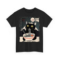 Cat Ramen Japanese Funny Graphic Tees Kawaii Cat Anime Gifts Unisex T-Shirt