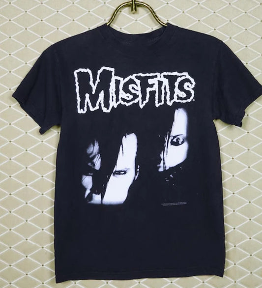 2002 Misfits Vintage T-Shirt Rare Big Print Punk Tee Danzig Ramones