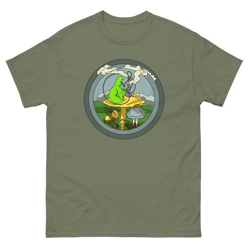 Alice in Wonderland T-shirt, The Caterpillar, LSD blotter, Psychedelic