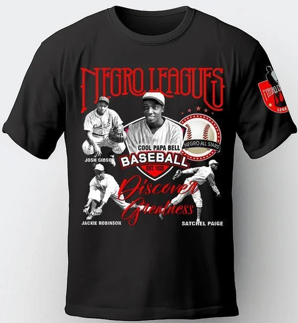 NEGRO LEAGUE BASEBALL T-SHIRT, DISCOVER THE GREATNESS, Fathers Day T-Shirts