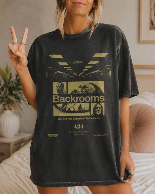 Backrooms Movie Shirt Horror Movie Shirt