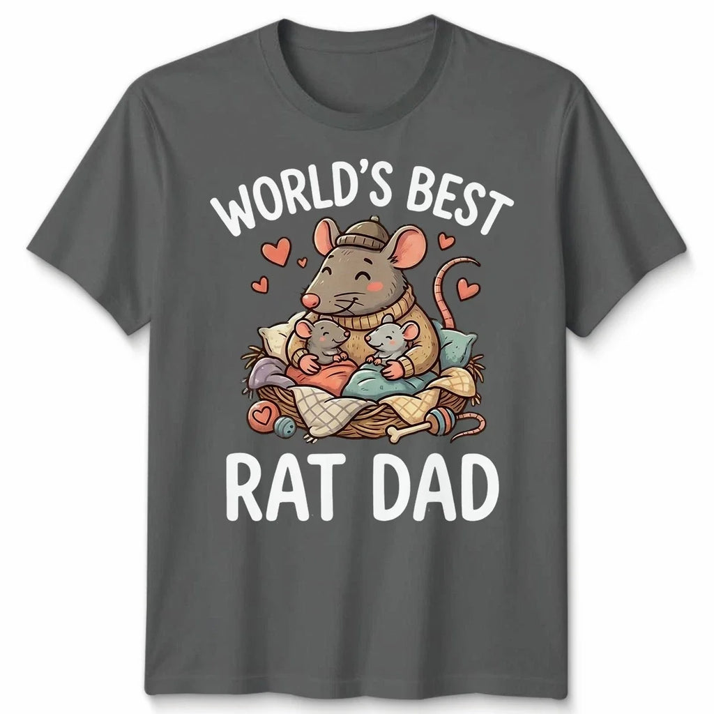 Rat Dad Rat Pet Owners Animal Men’s T-Shirt Women’s Tee Graphic Unisex Top