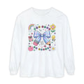 Back to School bow illustration Long Sleeve T-Shirt | kawaii school icons
