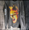 CUSTOM LOST BOYS LONG SLEEVE 4 SIDDED PRINT SHIRT On Premium Garment Dyed TShirt