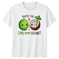 Lime Coconut Fruit Kawaii Graphic Tee Unisex Top