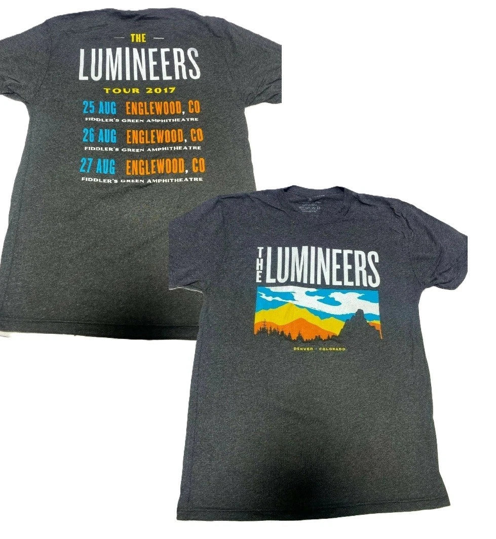 The Lumineers 2017 Denver Unisex Concert Shirt tee ORIGINAL OFFICIAL MERCHANDISE