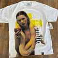 Extremely Rare Vintage New Dissizit Kate Moss "Temptation" T-Shirt Wht Last Few