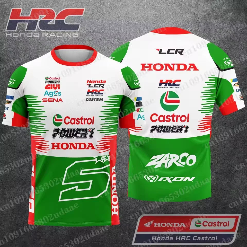 LCR Hondaa Racing HRC Team JHOHANN ZARCO 3D All Over Print Shirt
