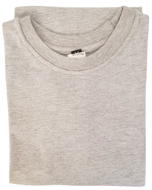 100 % Premium Cotton T-shirt Short Sleeve Basic Tee, Soft, Sizes: S- 2XL