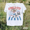 World Cup USA94 Dog Graphic Tee, Patriotic Soccer Lover Shirt, Vintage Football