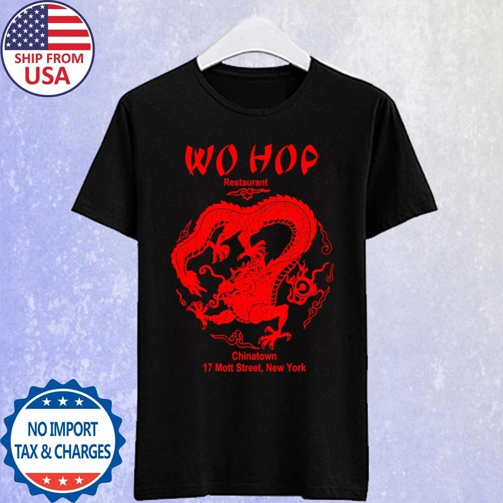 Wo Hop Restaurant Chinatown Men's Size S-5XL