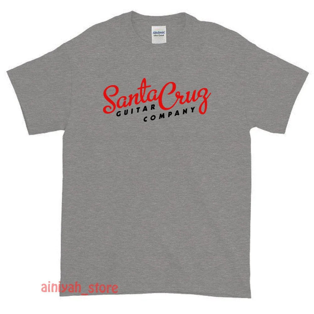New Santa Cruz Guitars Logo Men's Funny T-Shirt USA Size S-XXL