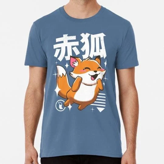 Kawaii Fox Size S to 5XL Made in the USA T-Shirt