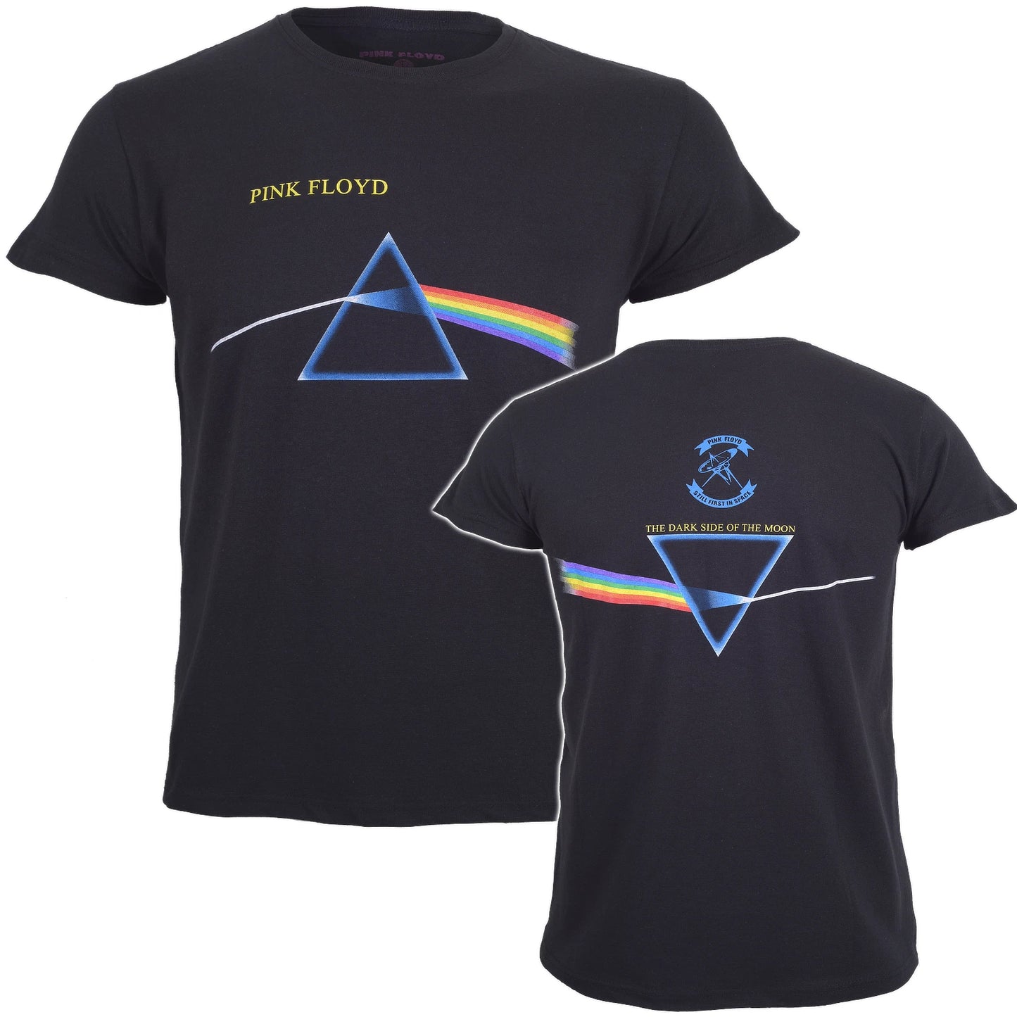 Official Pink Floyd T Shirt Dark Side Of The Moon Album Logo Flipped New S To XX