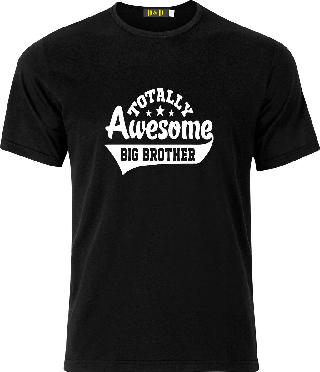 TOTALLY AWESOME BIG BROTHER FUNNY XMAS BIRTHDAY GIFT PRESENT COTTON  T SHIRT