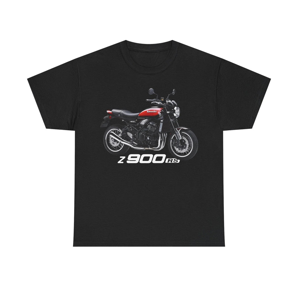 Kawasaki Z900 RS Red Japanese Motorcycle T Shirt , Printed in USA