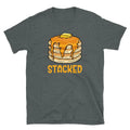 Pancakes Stacked Breakfast Flat Cake Novelty Gift Short-Sleeve Unisex T-Shirt