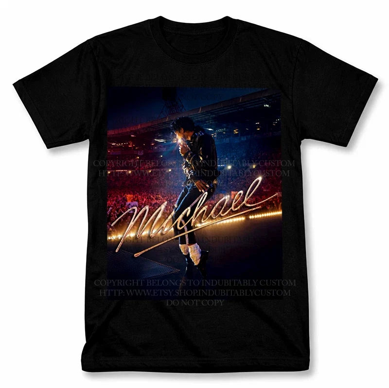 Michael Jackson The Michael Movie Biopic Graphic Vintage T Shirt Fan Tee