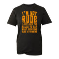 I?m Not Rude I Just Have The Balls T-Shirt, Funny Sarcastic Joke Unisex Top