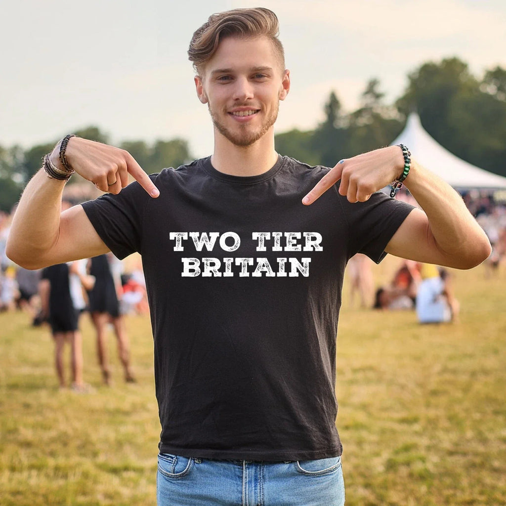 Two Tier Britain T-Shirt | Kier Tee | Anti Labour t-shirt Stuck Farmer